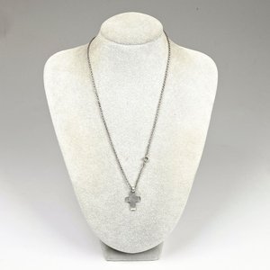 Cadena de Plata 925 con Cruz y Detalle en Lapislázuli - imagen 2