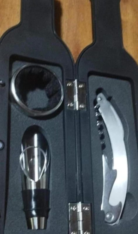 Destapador y tapón para botella de vino - Sacacorcho - imagen 3
