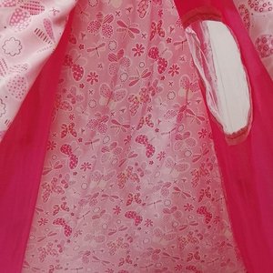Carpita Infantil Estilo Tipi Rosa y Fucsia Estampada con Mariposas - imagen 5