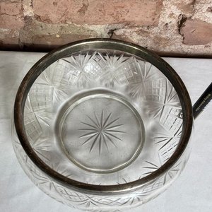 Centro de Mesa de Vidrio con Borde de Platina - imagen 6