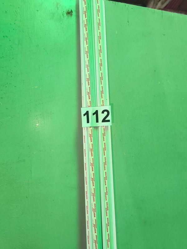 Puerta metálica con cadena de seguridad - imagen 2