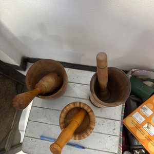 Lote de 3 Morteros de Madera - imagen 3