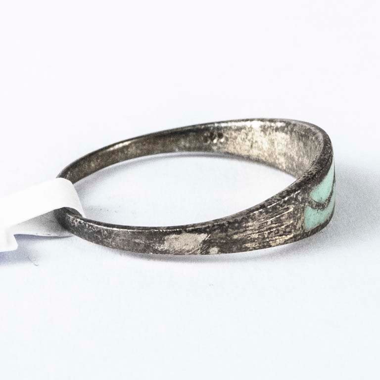 Anillo de plata con esmalte - Joya de alta calidad - imagen 2