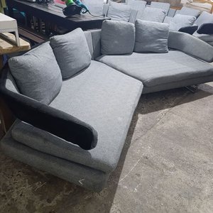 Sofá Modular B&B Italia Arne Estructura Tubular Aluminio Tapizado Tela - imagen 5