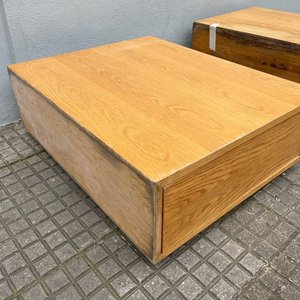 2 Mesas de Living de Roble Americano con Cajón - imagen 10
