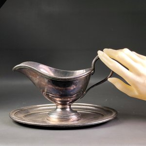 Salsera Christofle de Plata con Plato Ovalado - imagen 7
