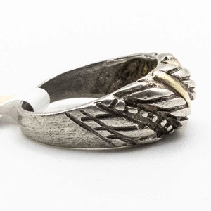 Anillo Doble Oro y Plata - imagen 2