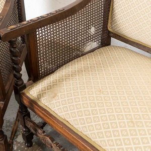 Juego de Sala Jacobino: Sofá 2 Cuerpos y 2 Sillones Estilizados - imagen 2