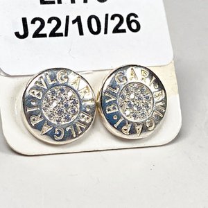 Par de Caravanas Bulgari con Piedras - imagen 3