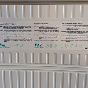 Freezer Vertical White Westinghouse WU175BSW Blanco con 5 Estantes - imagen 10