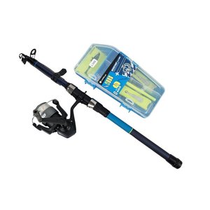 Lote siguiente: Caña de Pesca de Mar Caperlan 240cm con Reel y Anzuelos