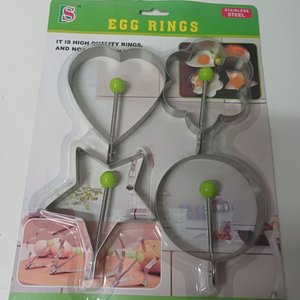 Docena de Blisters con 4 Moldes para Huevos Estilo "Egg Rings" - imagen 2