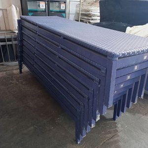 Camastros de Aluminio y Ratán Sintético Violeta con Respaldo Reclinable - imagen 8