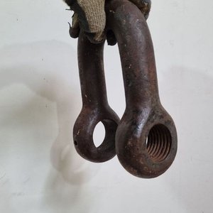 Set de 2 Piezas de Izaje Pesado en Hierro Oxidado - imagen 5
