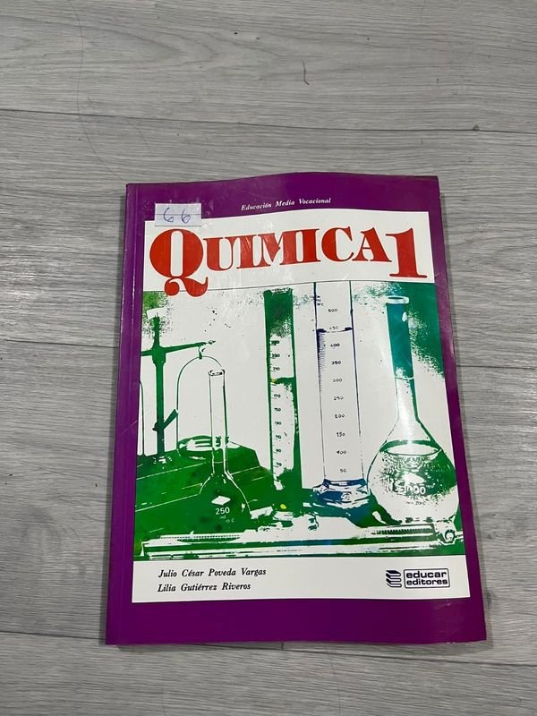 Libro Química 1 por Julio César y Lilia Gutiérrez - Ed. Educar Editores