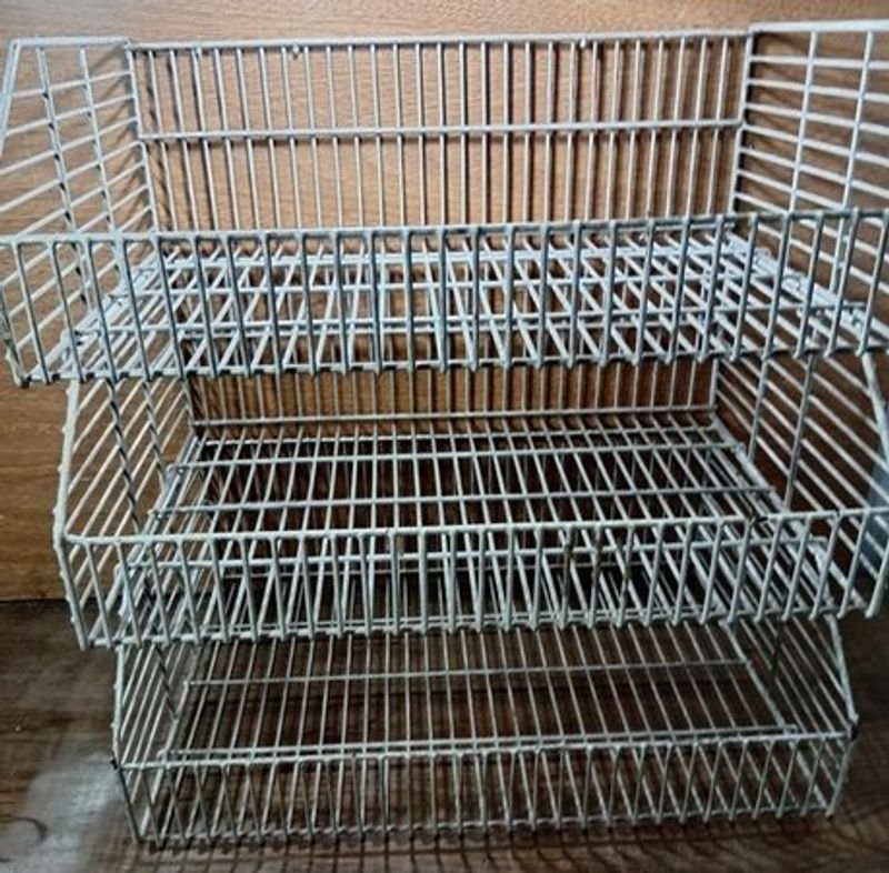 Canastos exhibidores metálicos apilables de alta calidad - imagen 2