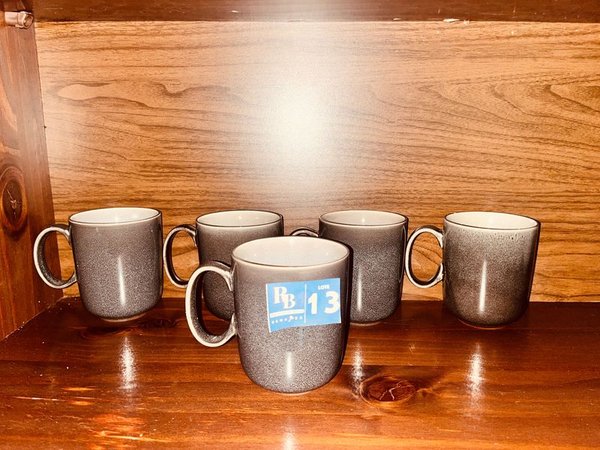 Set de 5 Tazas Bellagio Grises - imagen 1