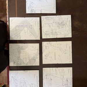 Lote de 7 Láminas Ilustradas de Meridianos y Puntos de Acupuntura - imagen 10