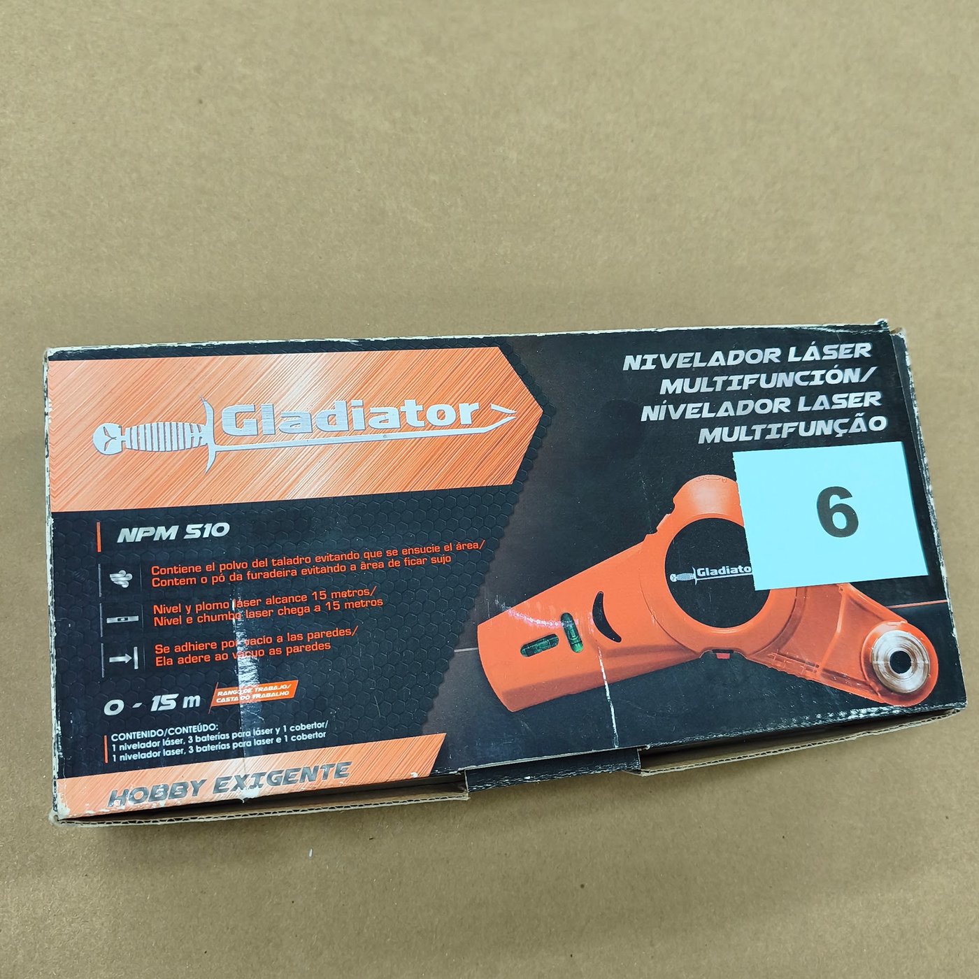 Nivelador Láser Multifunción Gladiator NPM 510