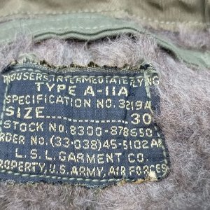 Pantalón de Frío Extremo "Army Air Forces" Segunda Guerra Mundial Talle 30 - imagen 6
