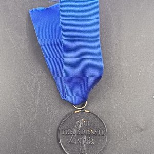 Medalla de 4 Años de Servicio de las SS con Cinta Azul - imagen 3