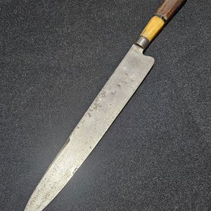 Cuchillo Panian de Cocina o Carnicero, Hoja de 21cm, Mango de Madera y Hueso - imagen 4