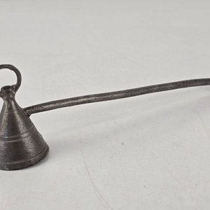 Apagavelas y Punta de Candelabro de Metal Plateado - imagen 3
