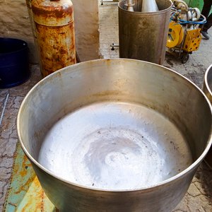 Tacho Giratorio Industrial de Acero Inoxidable 500 Litros - imagen 2