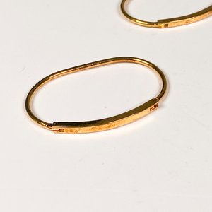 Lote de 4 Pulseras Esclavas Doradas Estilo Moderno - imagen 3
