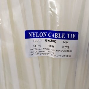 400 Precintos Plásticos Nylon Cable Tie Blancos - imagen 2