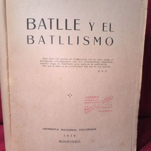 Libro "Batlle y el Batllismo" de Roberto Giudici (1928) - imagen 2