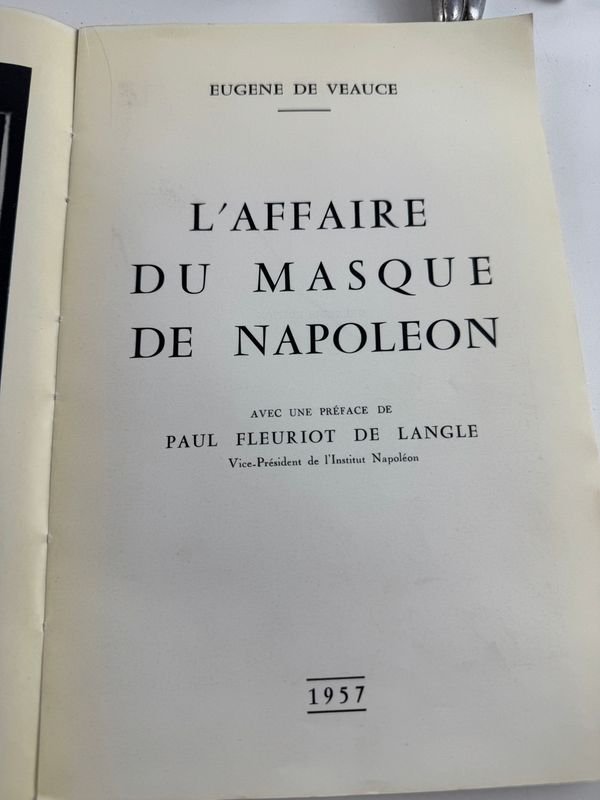 Libro sobre la máscara de Napoleón por Eugène de Veauce - imagen 3
