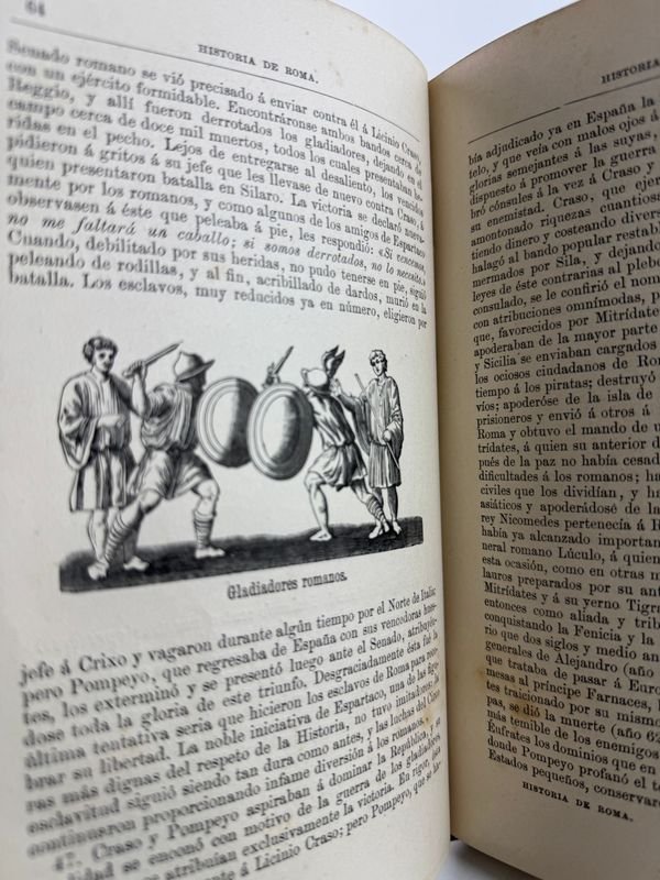 Libro histórico de Roma por D. Roque Alvez, Madrid 1894 - imagen 6