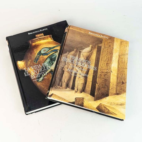 2 Libros Biblioteca Egipto: La Vida en el Antiguo Egipto y Primeros Descubridores - imagen 1