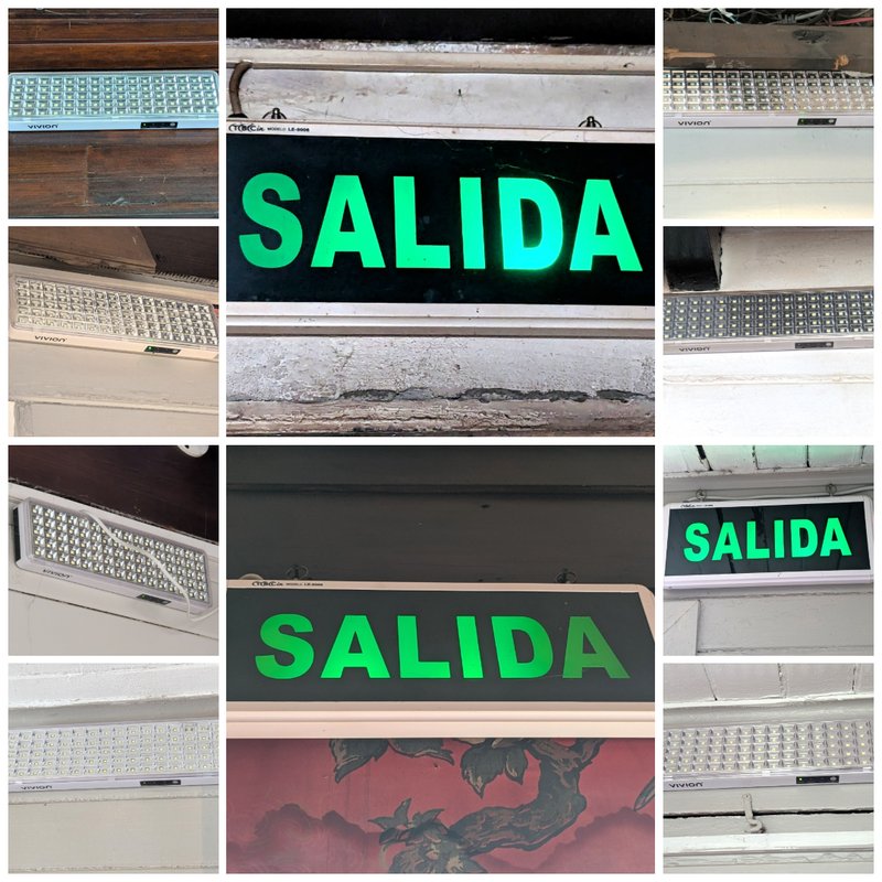 Lote anterior: Lotes de luces de emergencia y salida