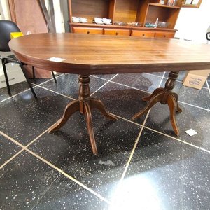 Mesa Oval de Madera Maciza Petiribí para 6 Personas - imagen 4