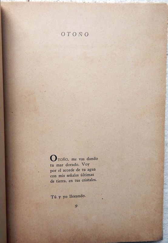 Cuaderno De Otoño de Julio J. Casal, primera edición - imagen 3