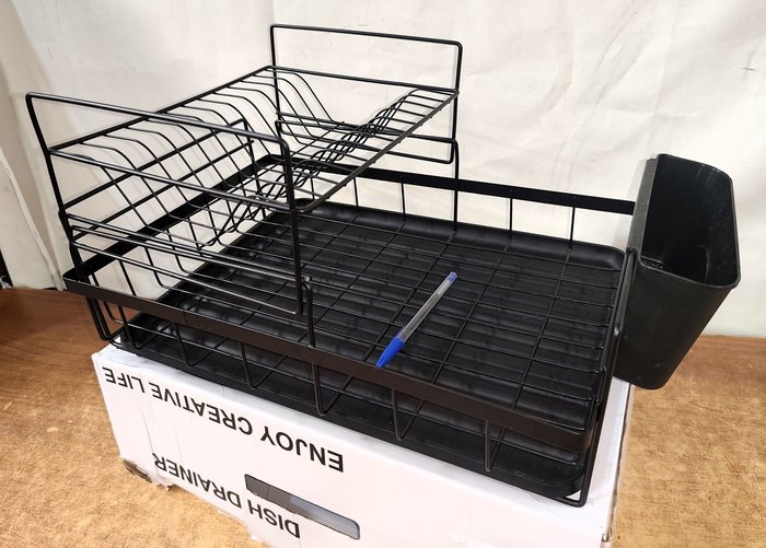 Escaleras metálicas de 2 pisos, en L. reforzado con bandeja, nuevo en caja - imagen 3