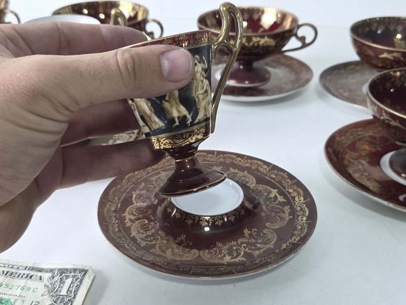 Colección de tazas de té y café en porcelana fina - imagen 4