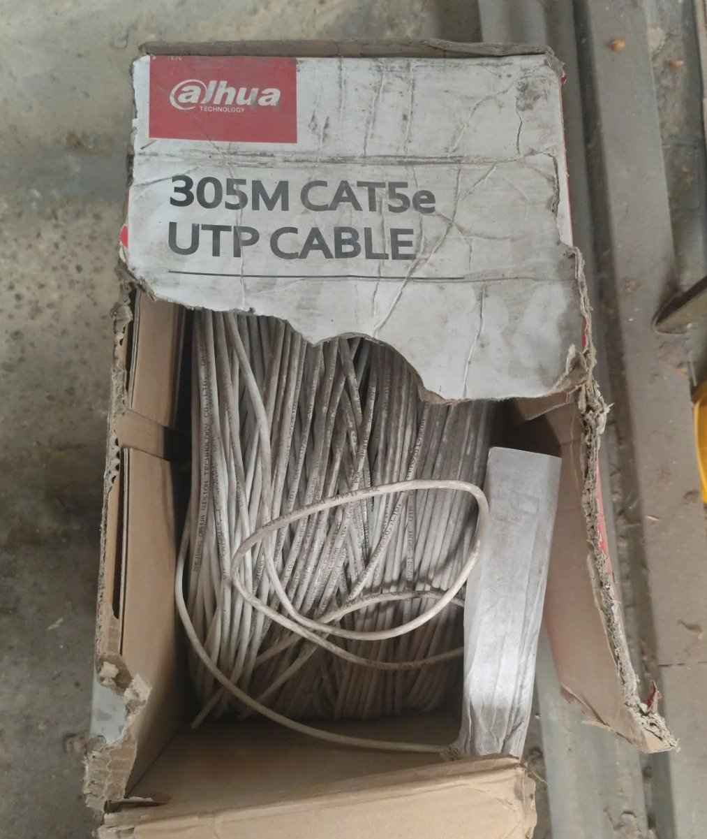 Rollo de Cable UTP Cat 5e Dahua en Caja