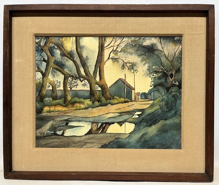 Lote anterior: Juan Ramirez "Calle mojada" - Oleografia sobre tela