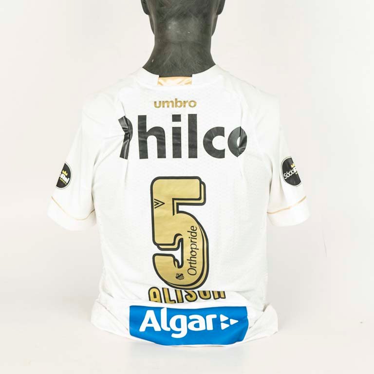 Camiseta de Santos de utilería marca UMBRO N°5 de Alison - imagen 2