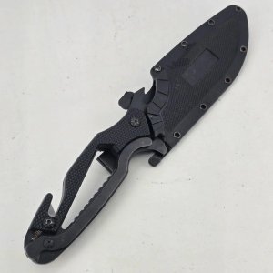 Cuchillo Táctico Negro Columbia con Múltiples Herramientas - imagen 6