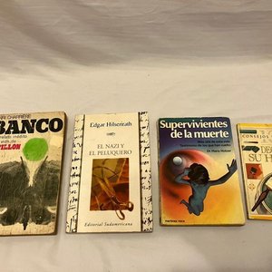 Lote de 4 Libros: Banco, El Nazi y el Peluquero, Supervivientes de la Muerte, Decore su Hogar - imagen 3