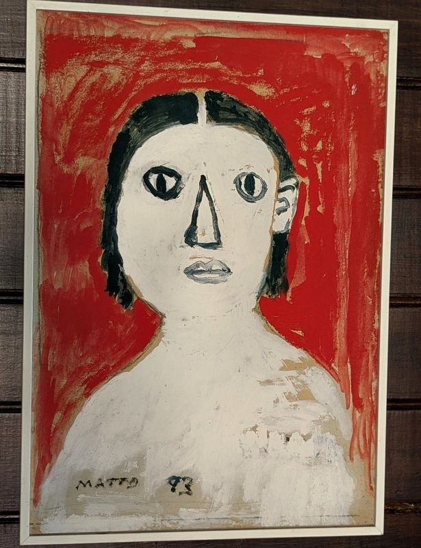 Reproducción de obra de Francisco Matto: Carita, 1993