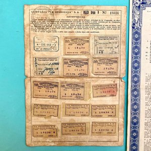 Documentos y Pólizas de Seguro de "La Uruguaya" - Año 1938 - imagen 5