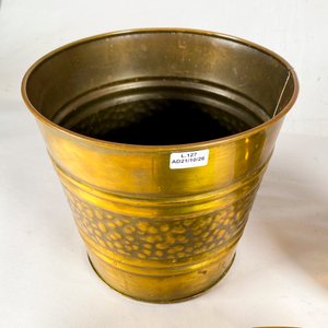 Conjunto de 3 Piezas de Cobre: Macetero, Centro y Bandeja con Asas - imagen 3