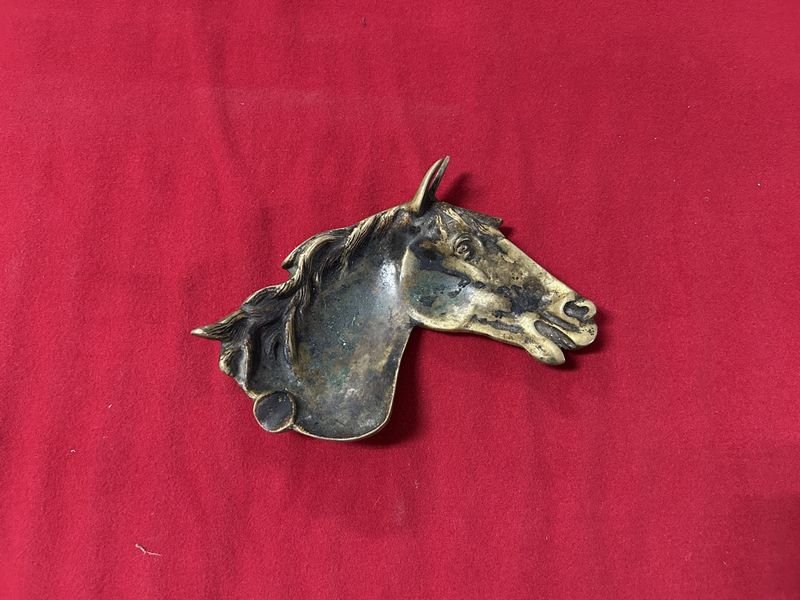 Cenicero Vintage con Forma de Cabeza de Caballo