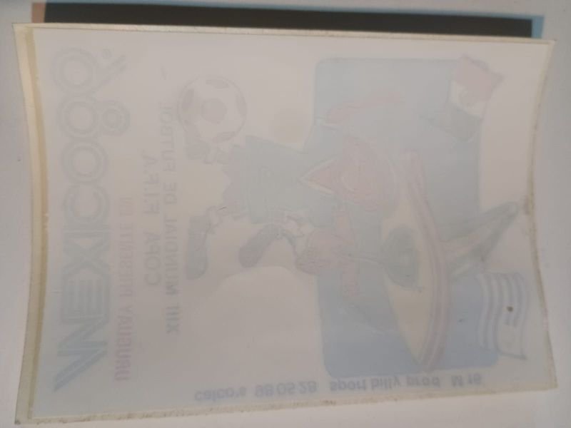 Pegatina para vidrio interno mundial México 86 - Colección de deportes - imagen 3