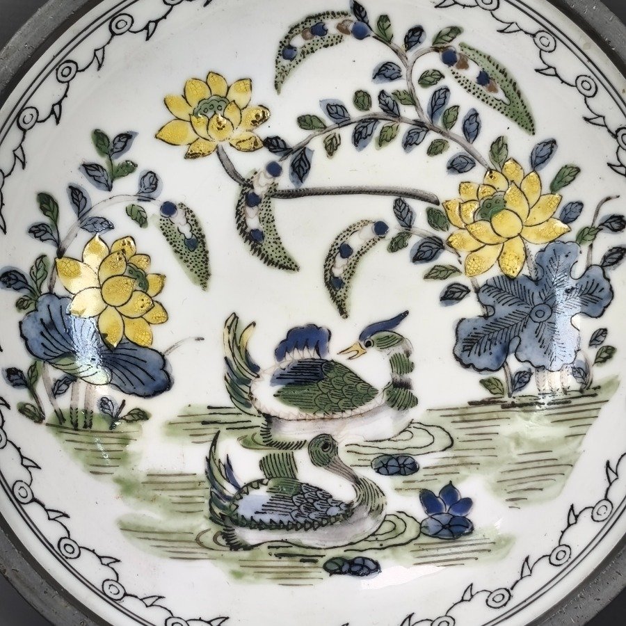 Cenicero en porcelana japonesa pintado a mano 'Canton Ware' - imagen 3